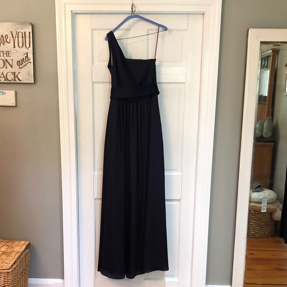 White by Vera Wang One Shoulder Dress